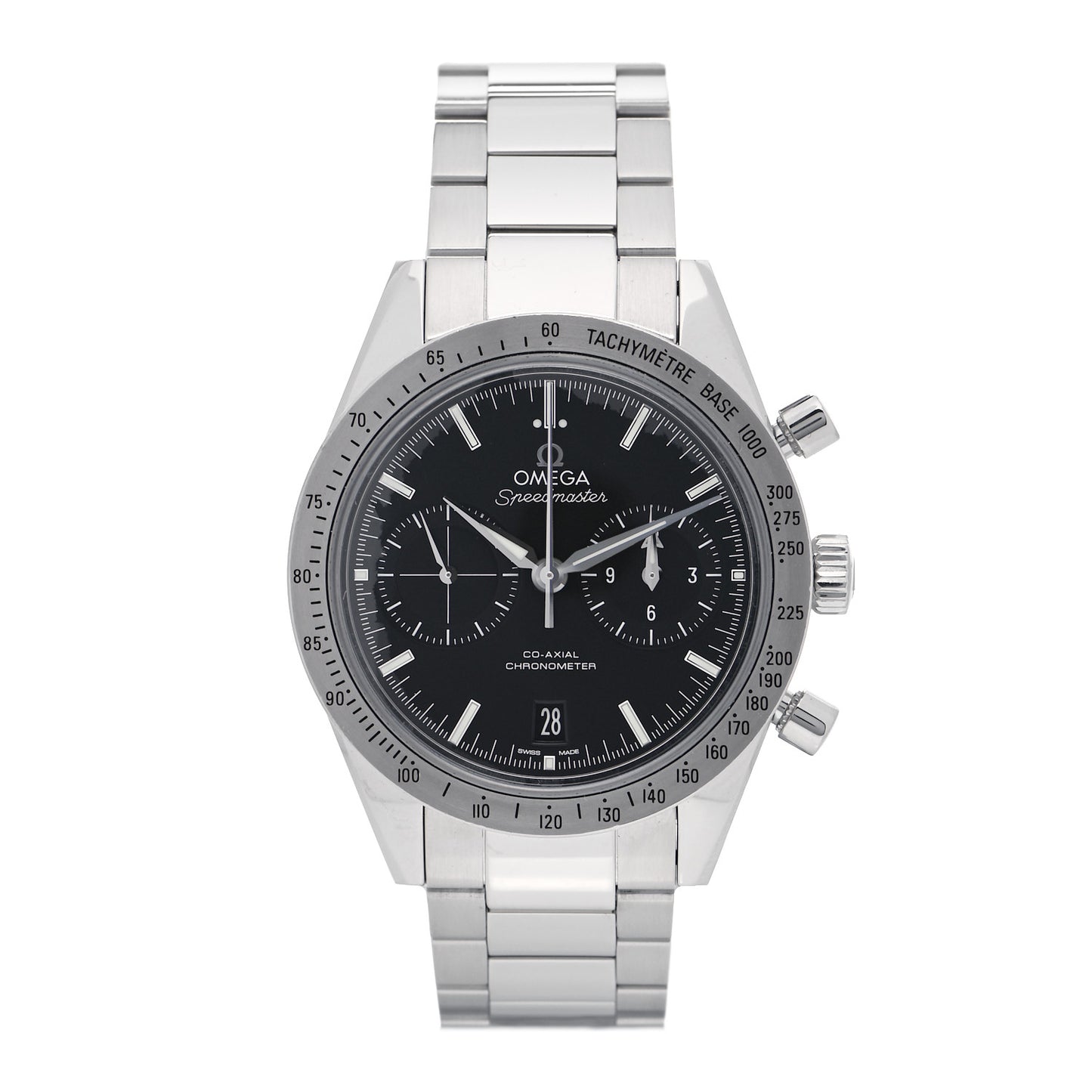 Stainless Steel 41mm Speedmaster 57 Co-Axial Chronometer Automatic Watch Black 331.10.42.51.01.001