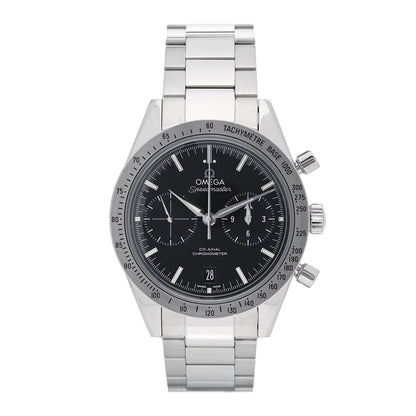 Omega Stainless Steel 41mm Speedmaster 57 Co-Axial Chronometer Automatic Watch Black 331.10.42.51.01.001 1 of 5