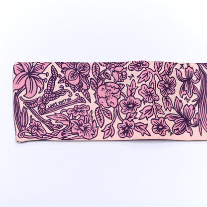 Louis Vuitton Silk Jeu De Louis BB Bandeau Pink 6 of 6
