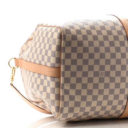 Louis Vuitton Damier Azur Keepall Bandouliere 55 9 of 14