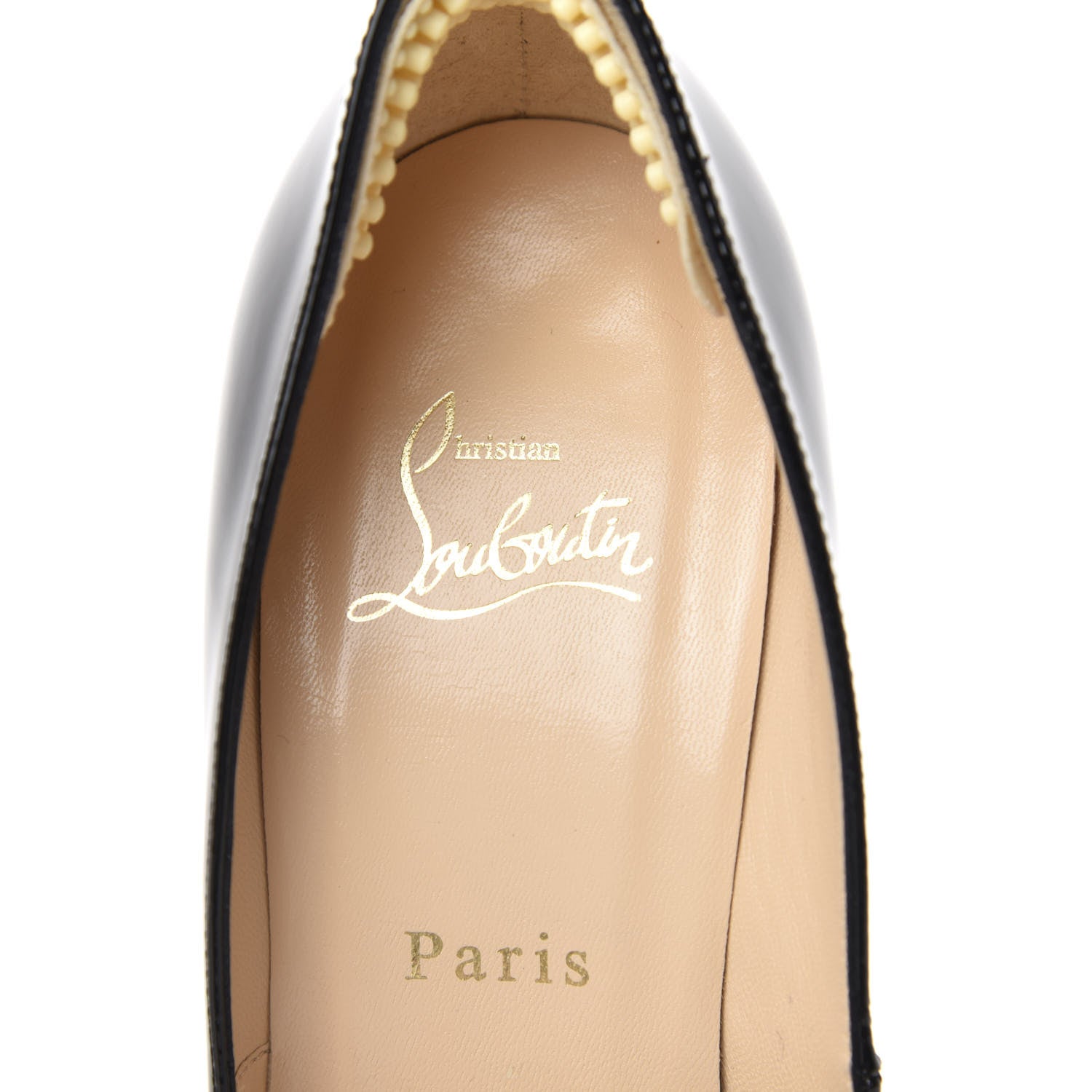 Christian Louboutin Patent Decollete 868 100 Pumps 38.5 Black 8 of 10