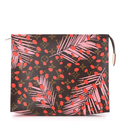 Louis Vuitton Monogram Jungle Dots Toiletry Pouch 26 Sugar Pink Poppy 1 of 7