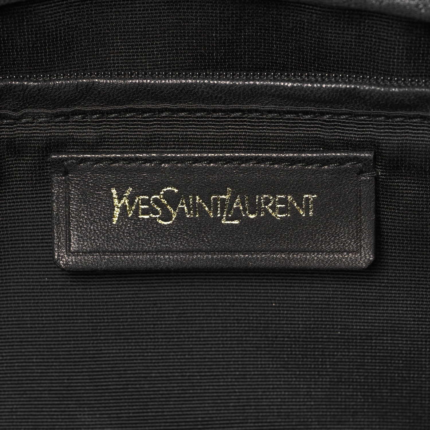 Saint Laurent Textured Patent Leather Large Cabas Chyc Black 6 of 11