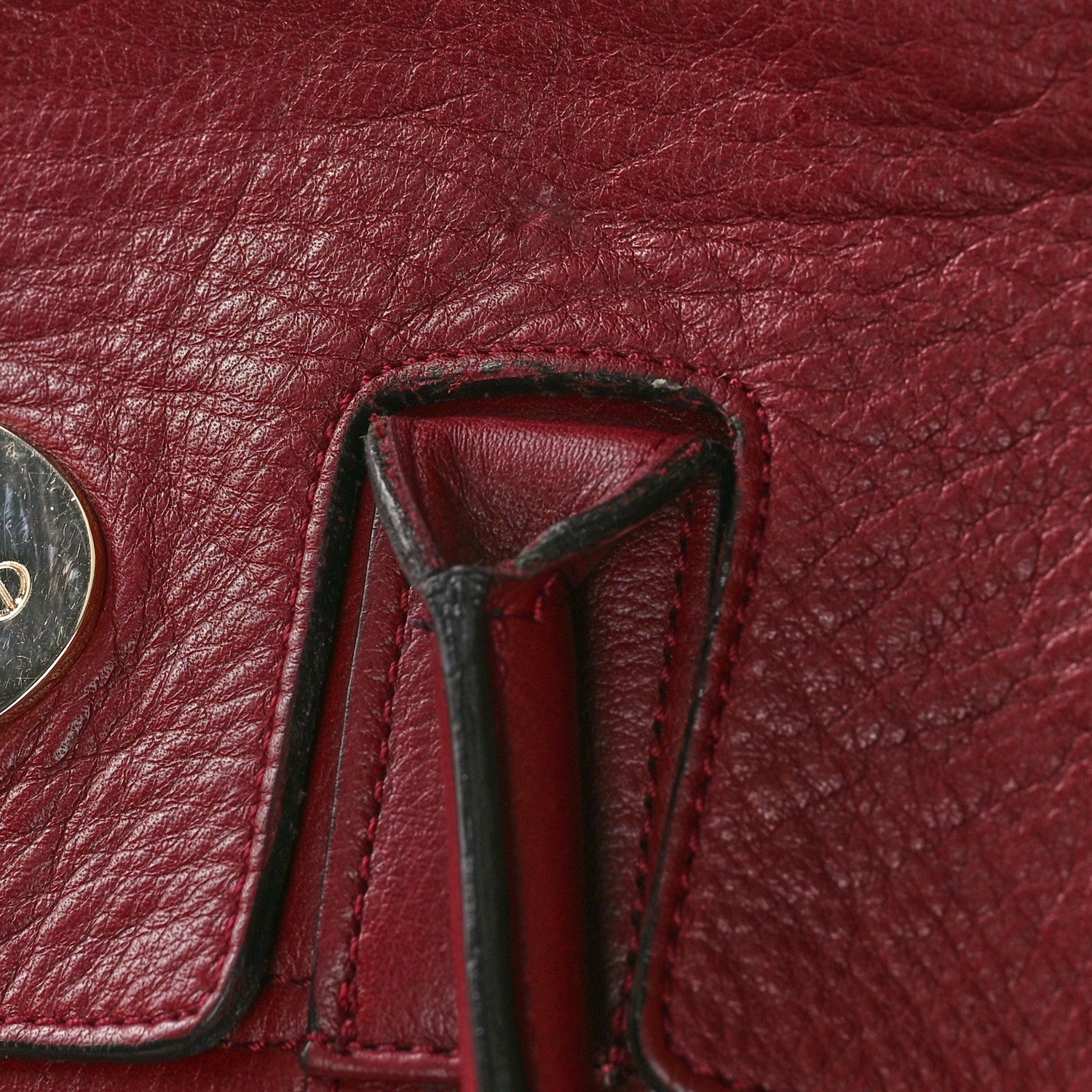 Mulberry Natural Leather Bayswater Oxblood 11 of 11