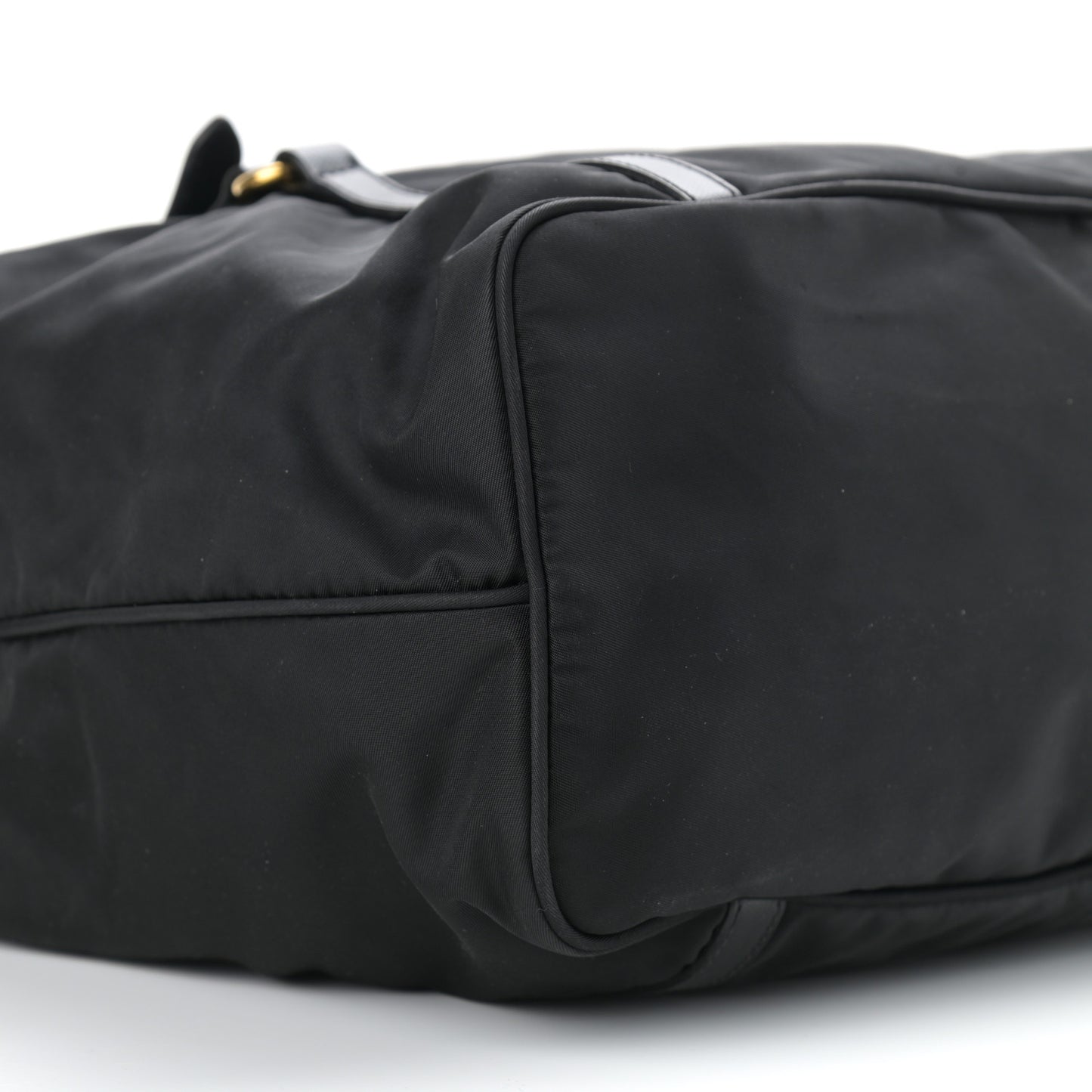 Tessuto Nylon Soft Calf Tote Black