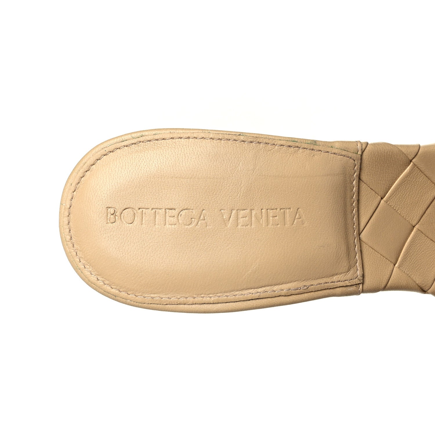 Bottega Veneta Nappa Maxi Intrecciato Lido Mule Sandals 36.5 Cane Sugar 8 of 8