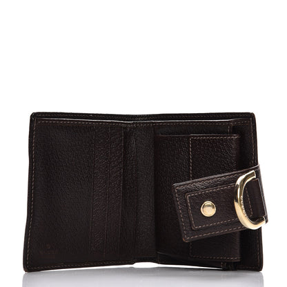 Gucci Monogram Abbey Compact Wallet Dark Brown 5 of 10