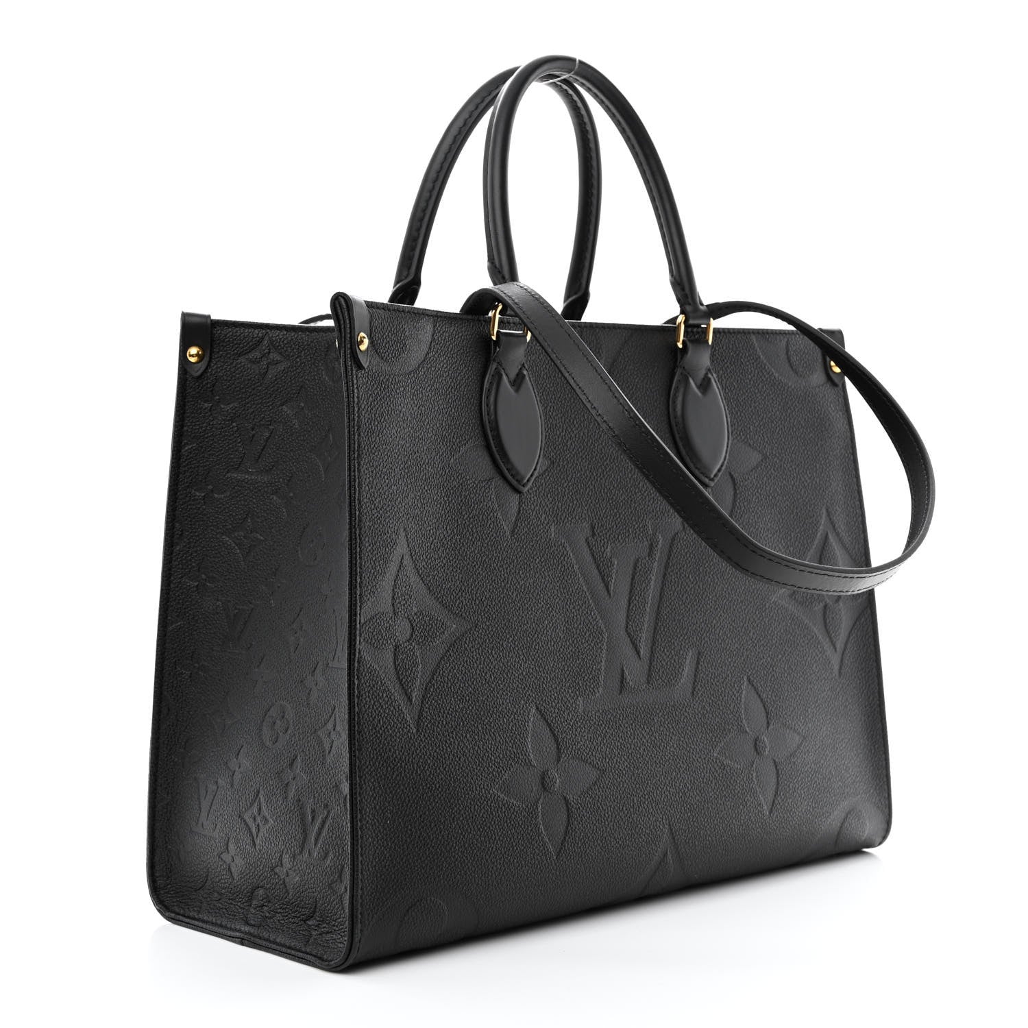 Louis Vuitton Empreinte Monogram Giant Onthego MM Black 3 of 10