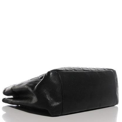 Chanel Caviar Quilted Grand Shopping Tote GST Black 4 of 7