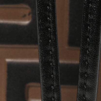 Fendi Vitello Liberty F is Fendi Bi-Color FF 1974 Embossed Mini Mon Tresor Bucket Bag Maya Black 8 of 10