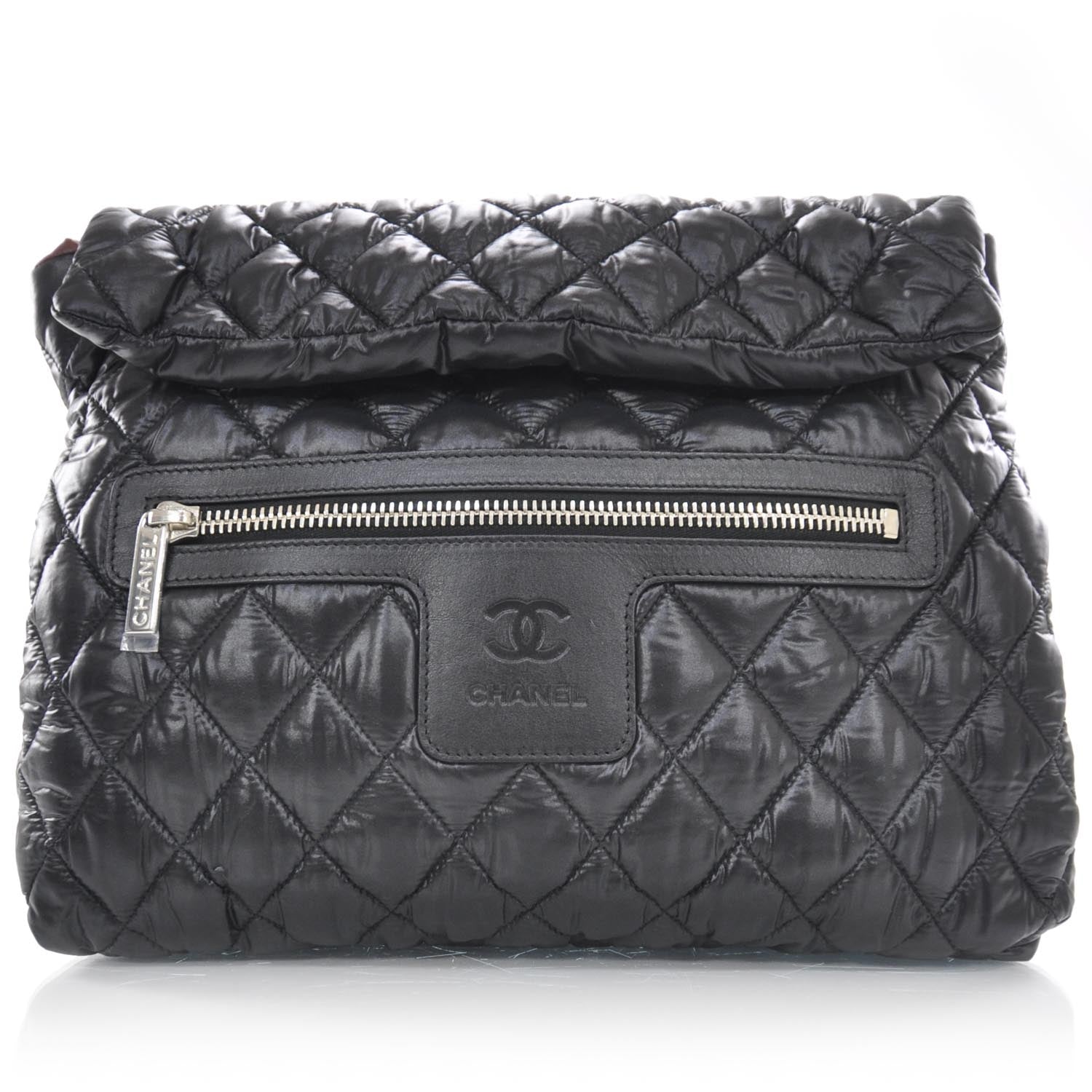 Chanel Nylon Coco Cocoon Backpack Black 1 of 9