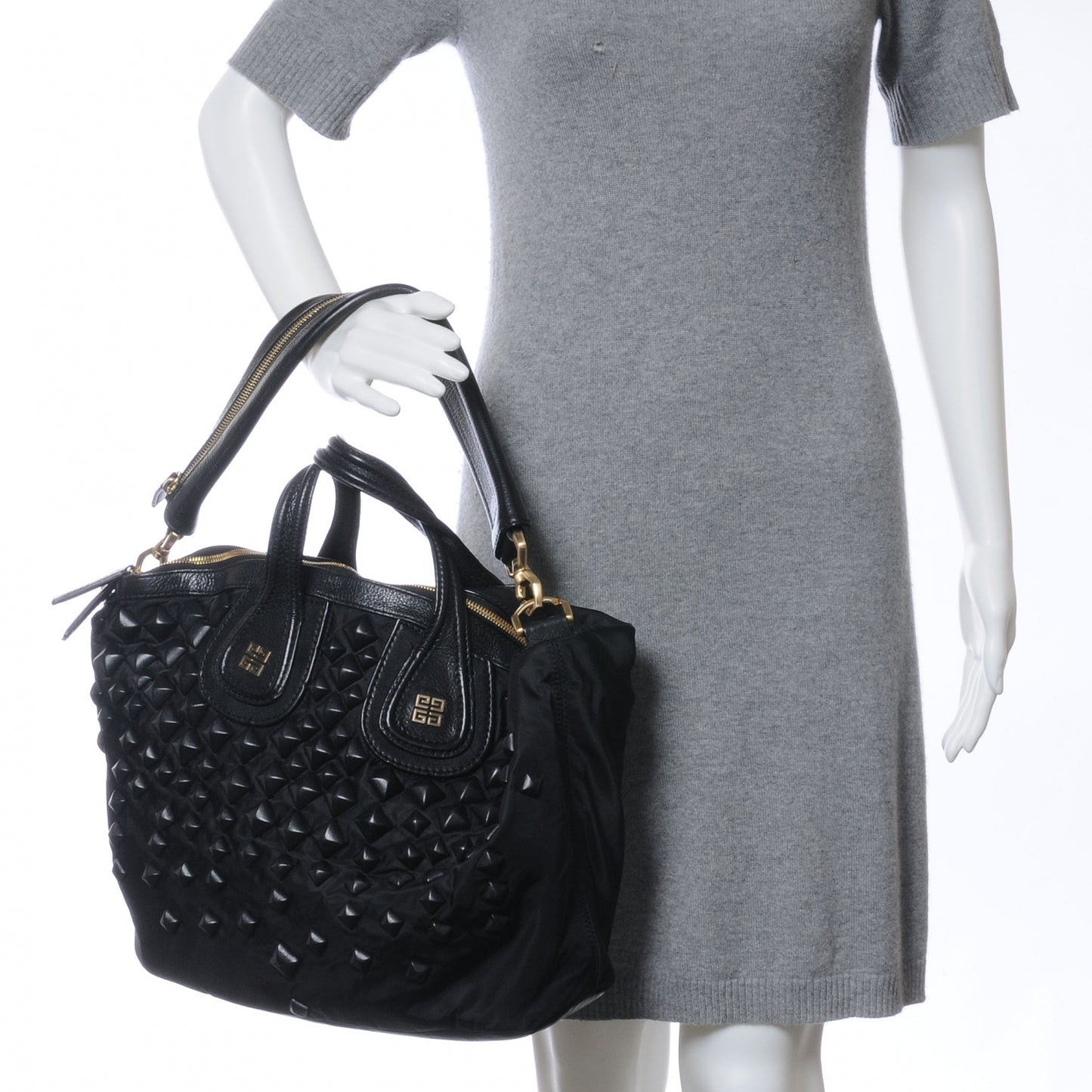Nylon Studded Medium Nightingale Black