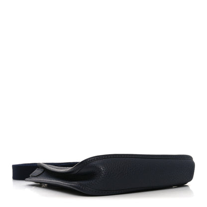 Hermes Taurillon Clemence Evelyne TPM  Bleu Nuit Bleu Indigo 4 of 10
