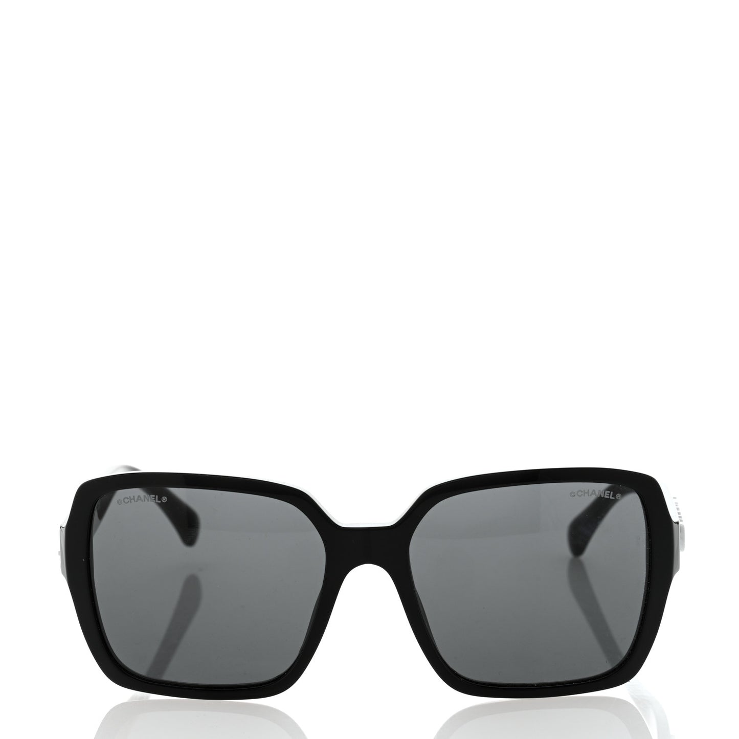 Acetate Square Sunglasses 5408 Black