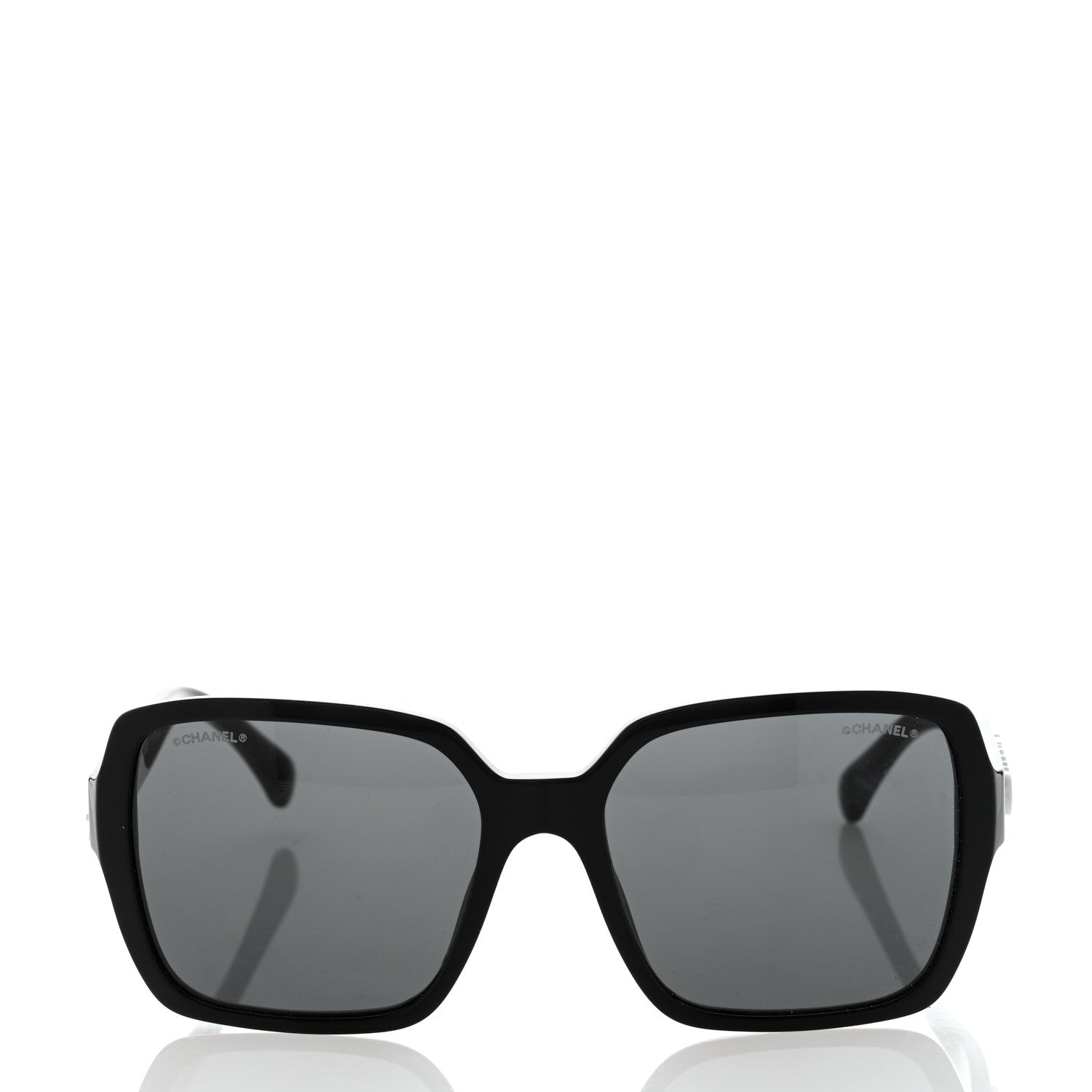 Chanel Acetate Square Sunglasses 5408 Black 2 of 9