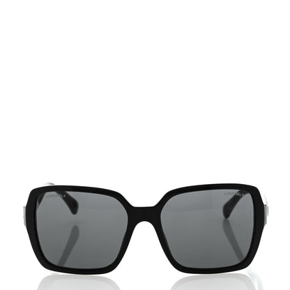 Chanel Acetate Square Sunglasses 5408 Black 2 of 9