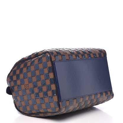 Louis Vuitton Damier Paillettes Speedy 30 Blue 4 of 10