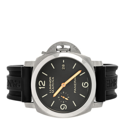 Panerai Titanium Rubber 44mm Luminor Marina 1950 3 Days Automatic Watch Black PAM00351 2 of 7