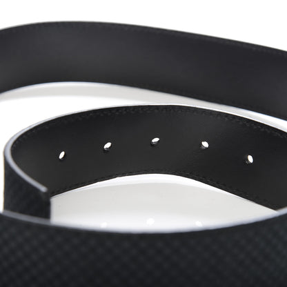 Louis Vuitton Suede Calfskin Mini Damier 40mm LV Initiales Belt 105 42 Carbone 6 of 7