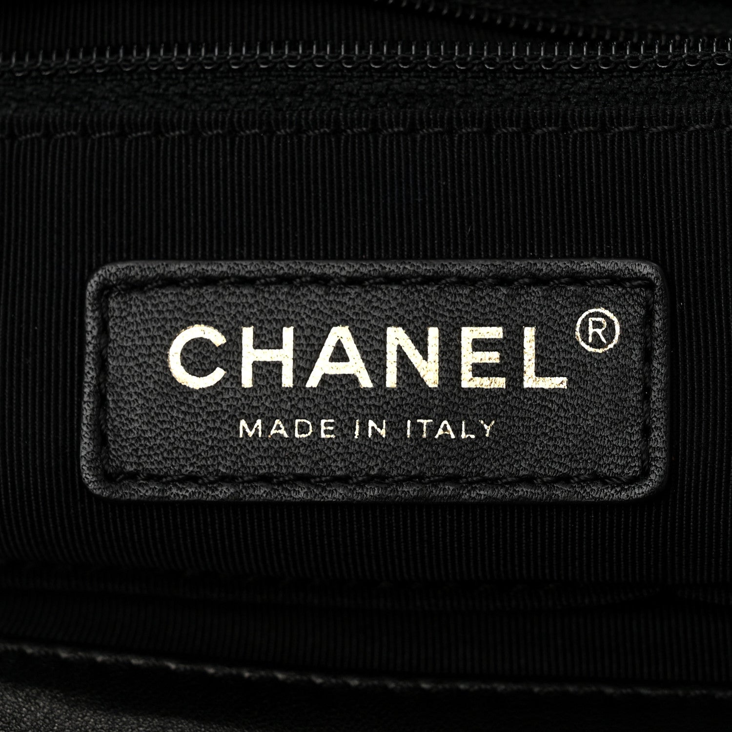 Chanel Lambskin Quilted Large Drawstring Bag Black 6 of 10