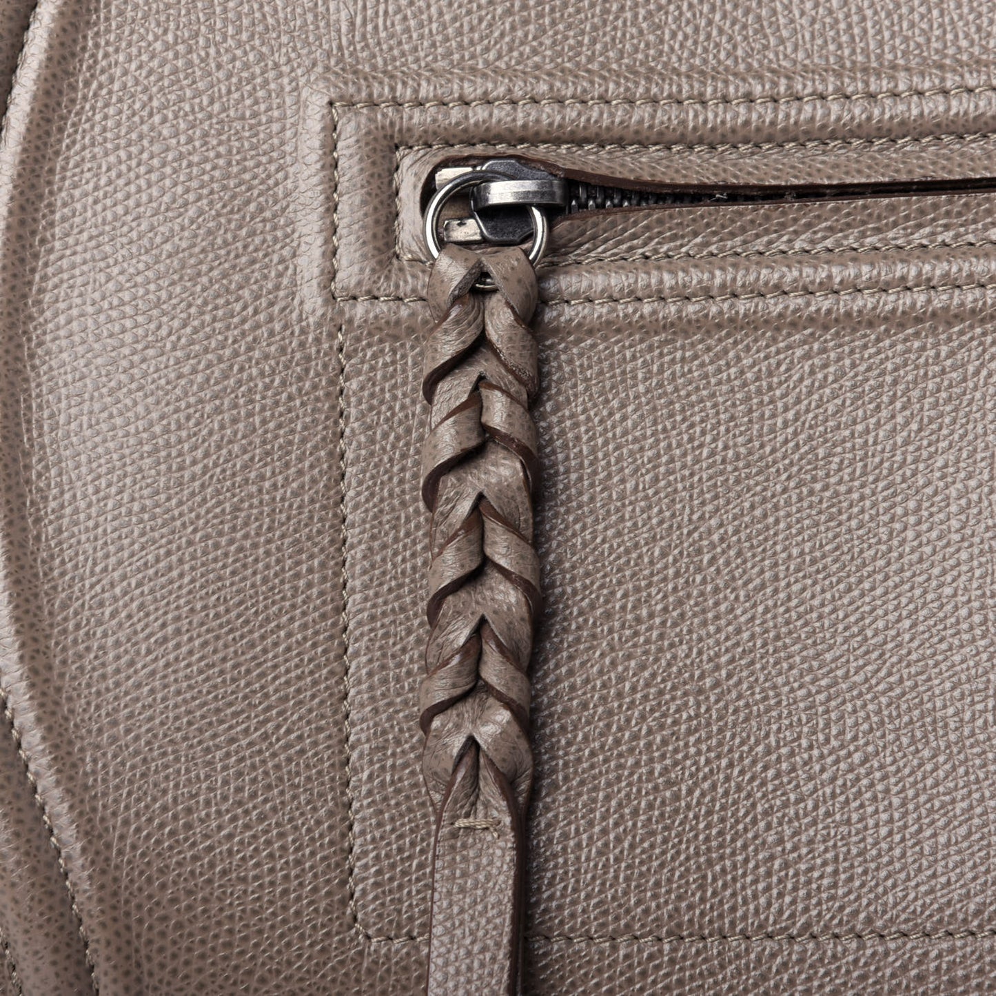 Grained Calfskin Medium Phantom Luggage Taupe