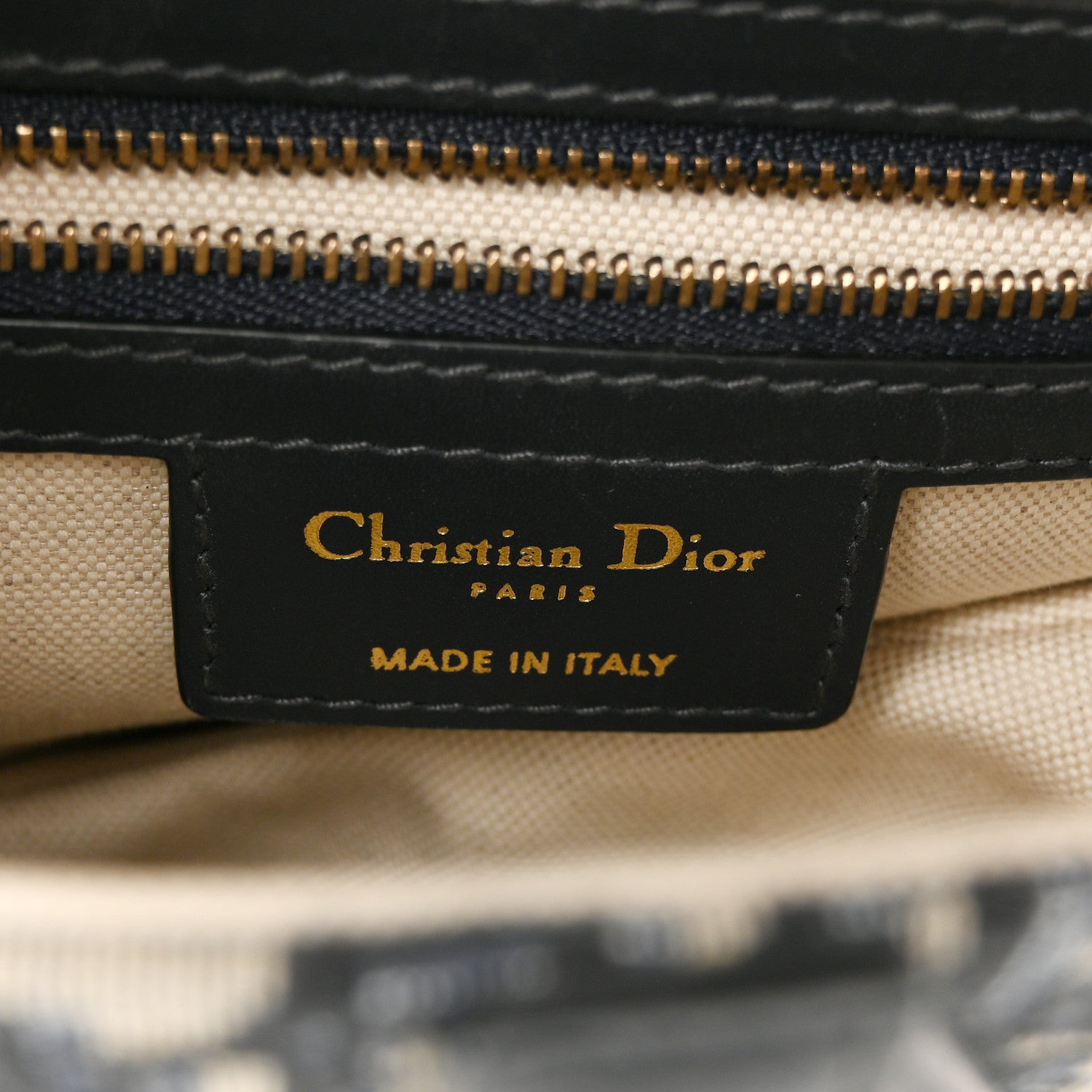 Christian Dior Oblique Saddle Bag Blue 6 of 13