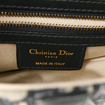 Christian Dior Oblique Saddle Bag Blue 6 of 13