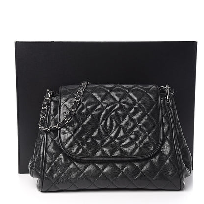 Chanel Caviar Quilted Timeless Accordion Flap Black 14 of 14