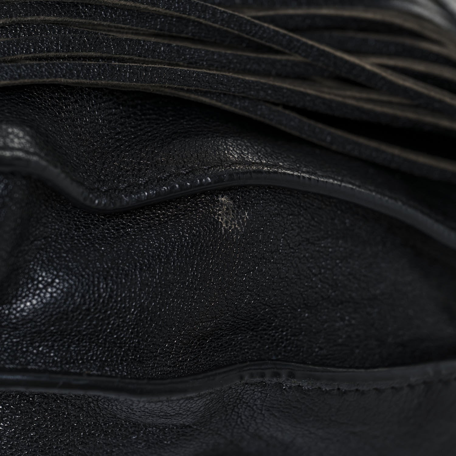 Proenza Schouler Lambskin Fringe Medium PS1 Satchel Black 18 of 21