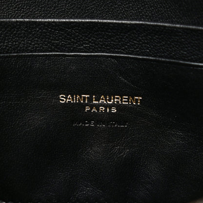 Saint Laurent Grain De Poudre Matelasse Monogram Mini Lou Camera Bag Fog 5 of 9