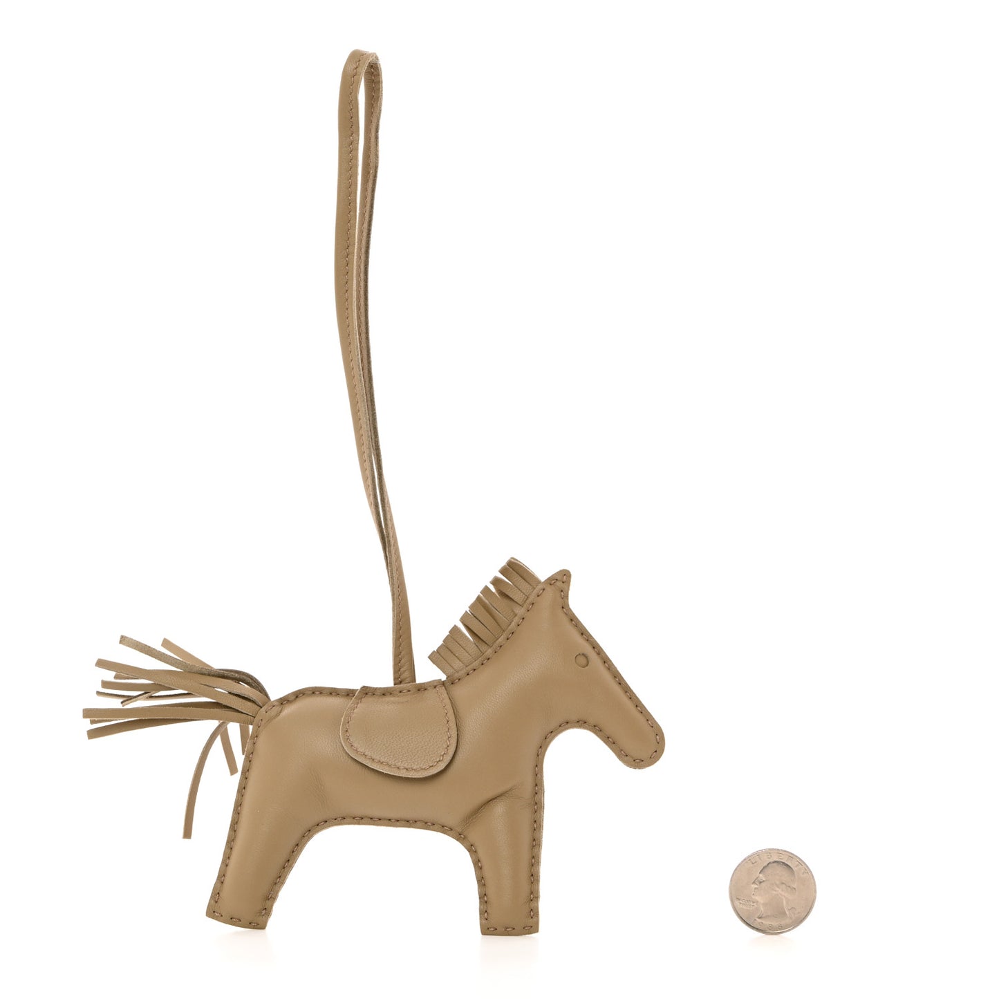 Milo Lambskin Grigri Rodeo Horse Bag Charm MM Marfa