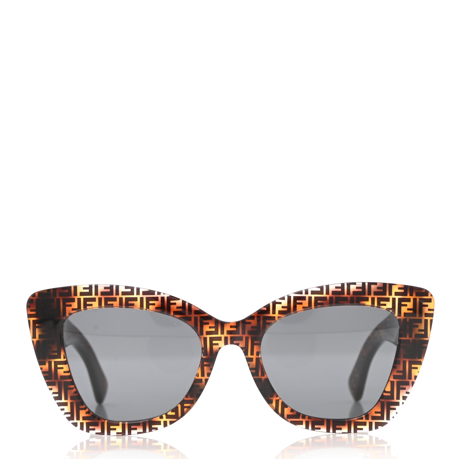 Fendi Acetate F is Fendi FF 51mm Cat Eye Sunglasses 0327/S Tortoise Camouflage 2 of 6