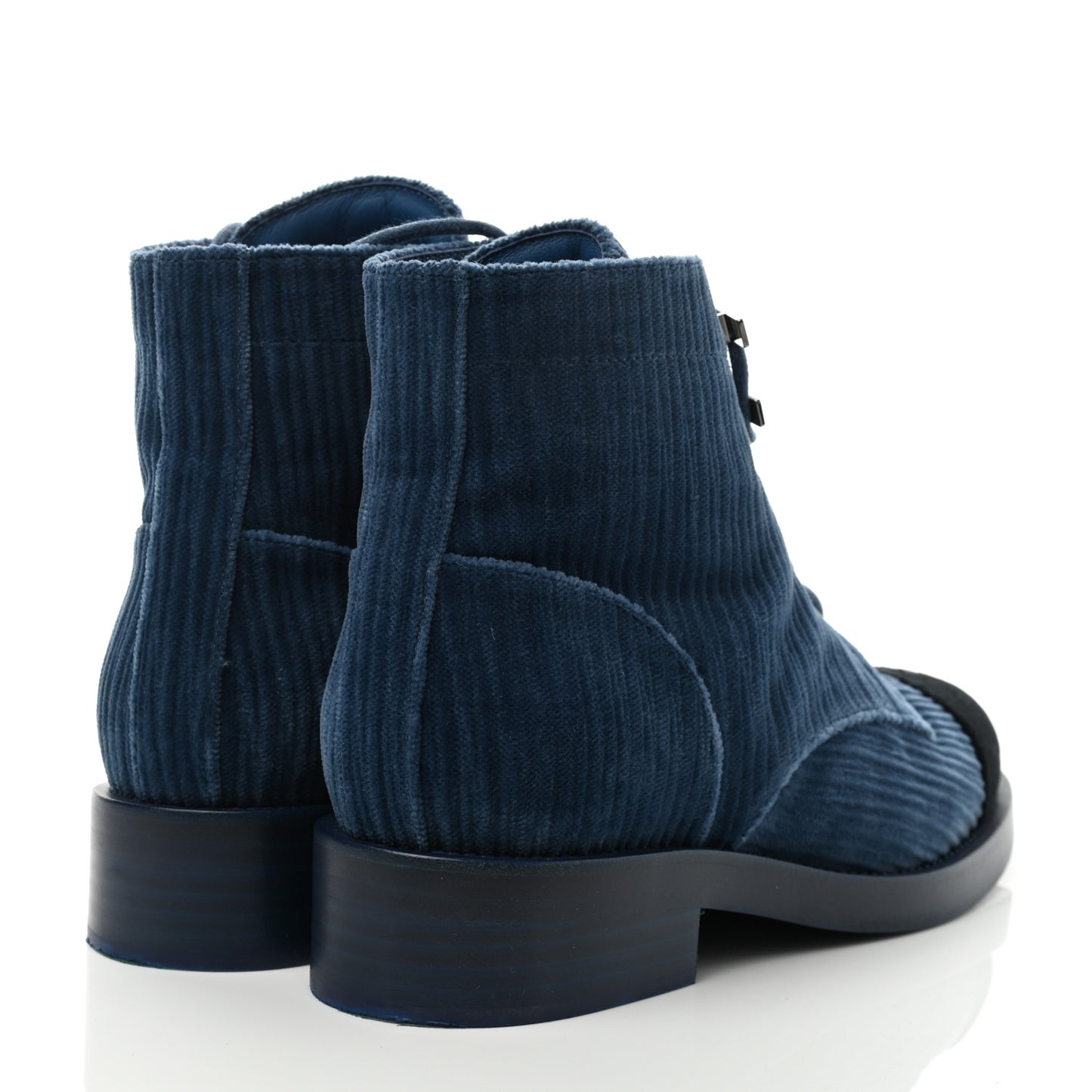 Velvet CC Combat Boots 37 Blue Black