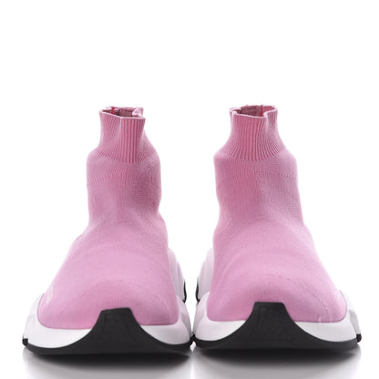 Balenciaga Neoprene Knit Womens Speed Sneakers 37 Pink White Black 3 of 7