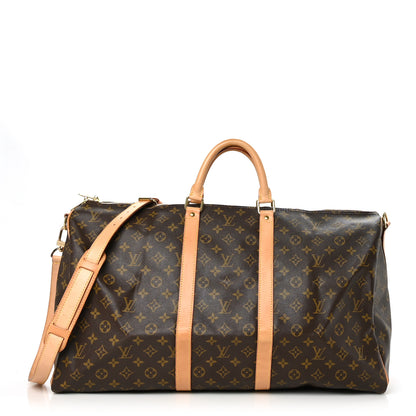 Louis Vuitton Monogram Keepall Bandouliere 55 1 of 12