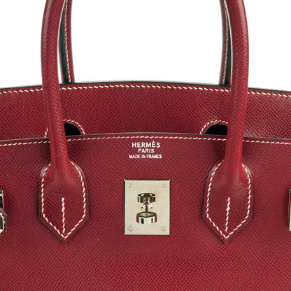 Hermes Veau Lisse Birkin 30 Rouge H 10 of 26