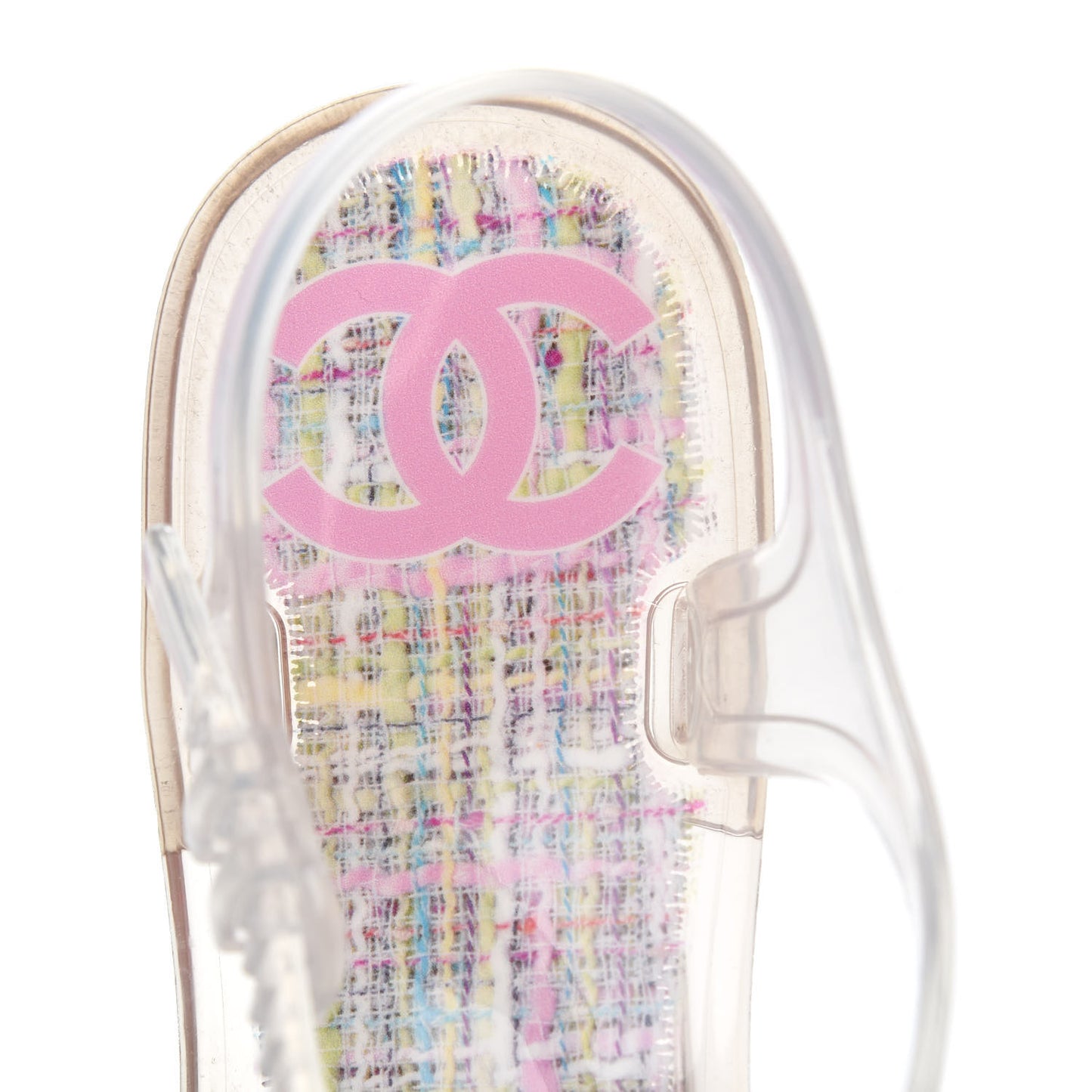 Jelly Camellia Thong Sandals 39 Light Pink Multicolor