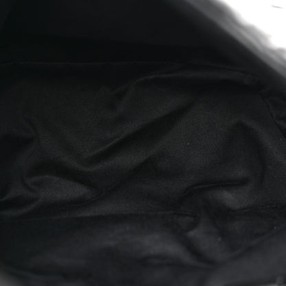 Saint Laurent Lambskin Quilted Monogram Monochrome Medium Loulou Puffer Chain Satchel Black 5 of 11