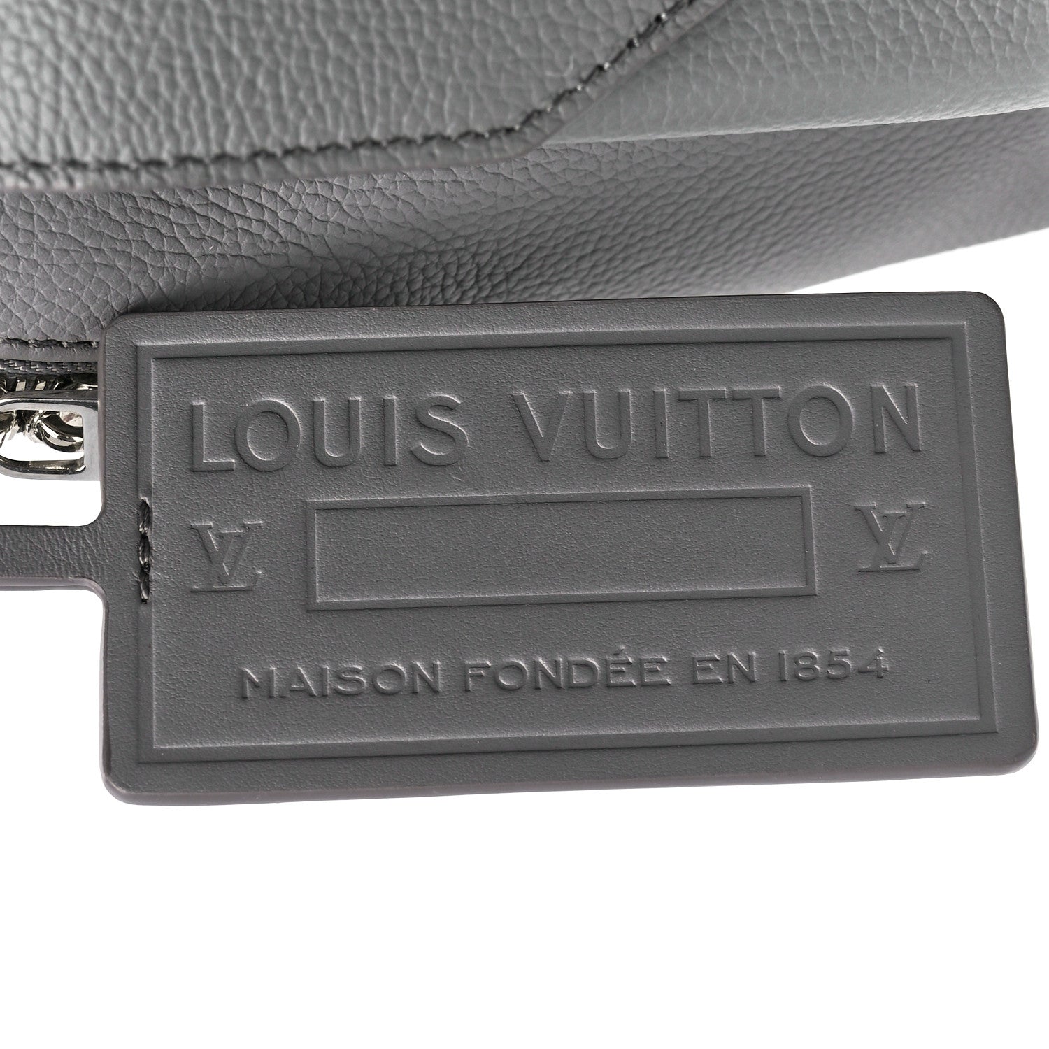 Louis Vuitton Grained Calfskin Aerogram Takeoff Backpack Grey 8 of 13