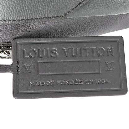 Louis Vuitton Grained Calfskin Aerogram Takeoff Backpack Grey 8 of 13