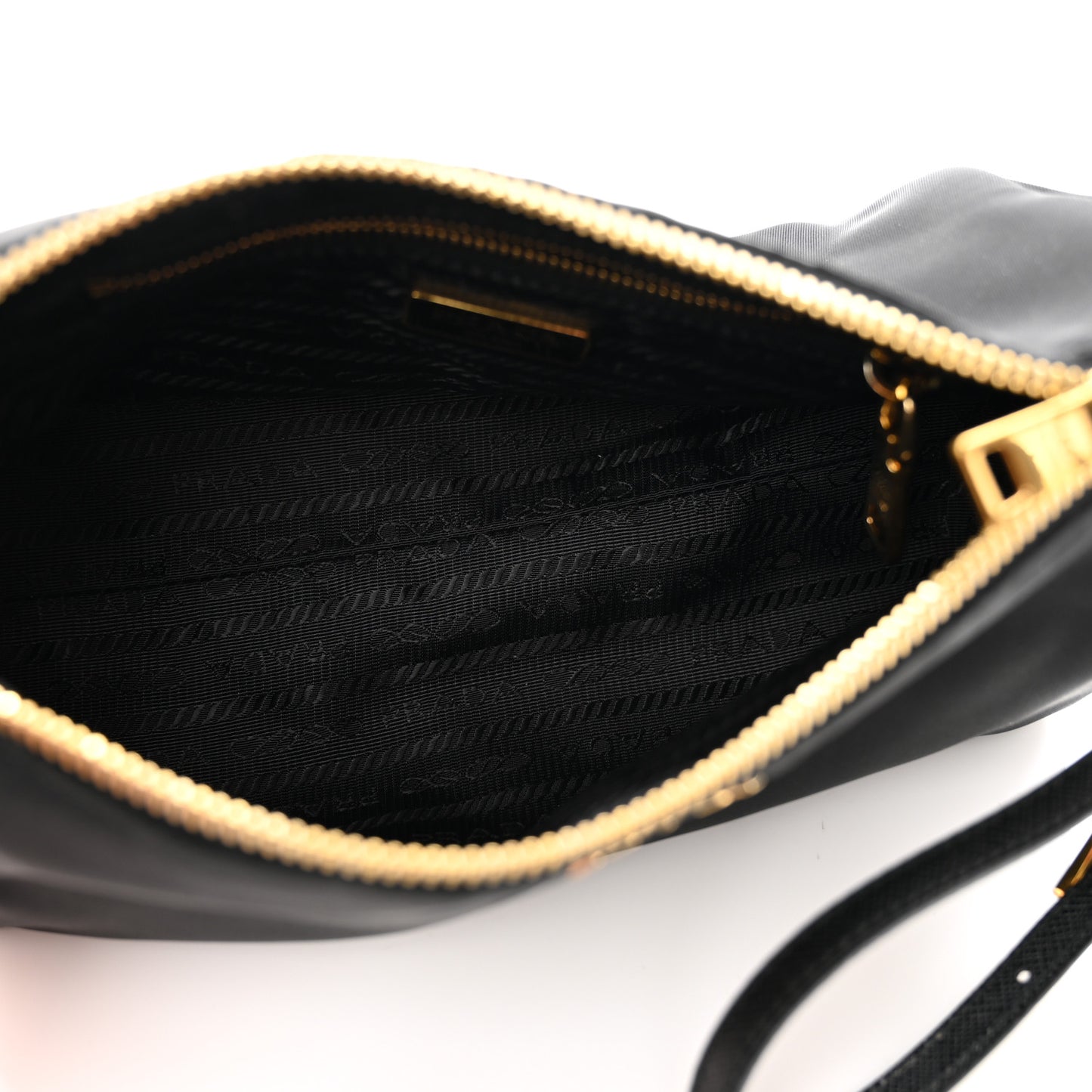 Tessuto Nylon Wristlet Pouch Black