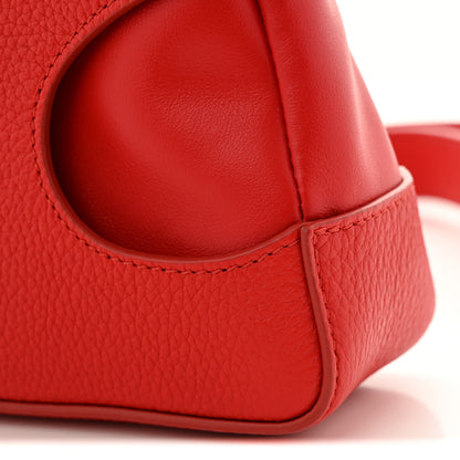 Salvatore Ferragamo Calfskin Cut Out Crossbody Red 12 of 12