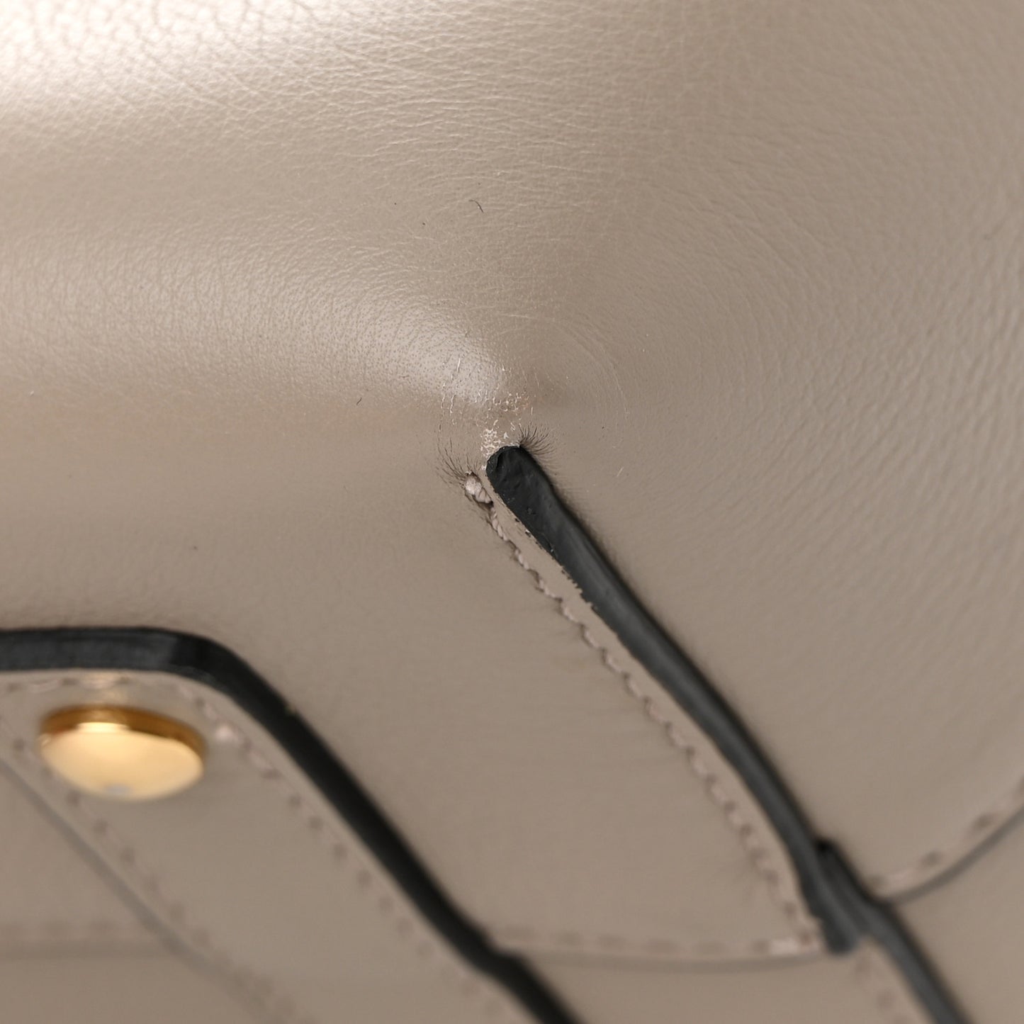 Soft Grain Calfskin Small Belt Bag Mineral Grey