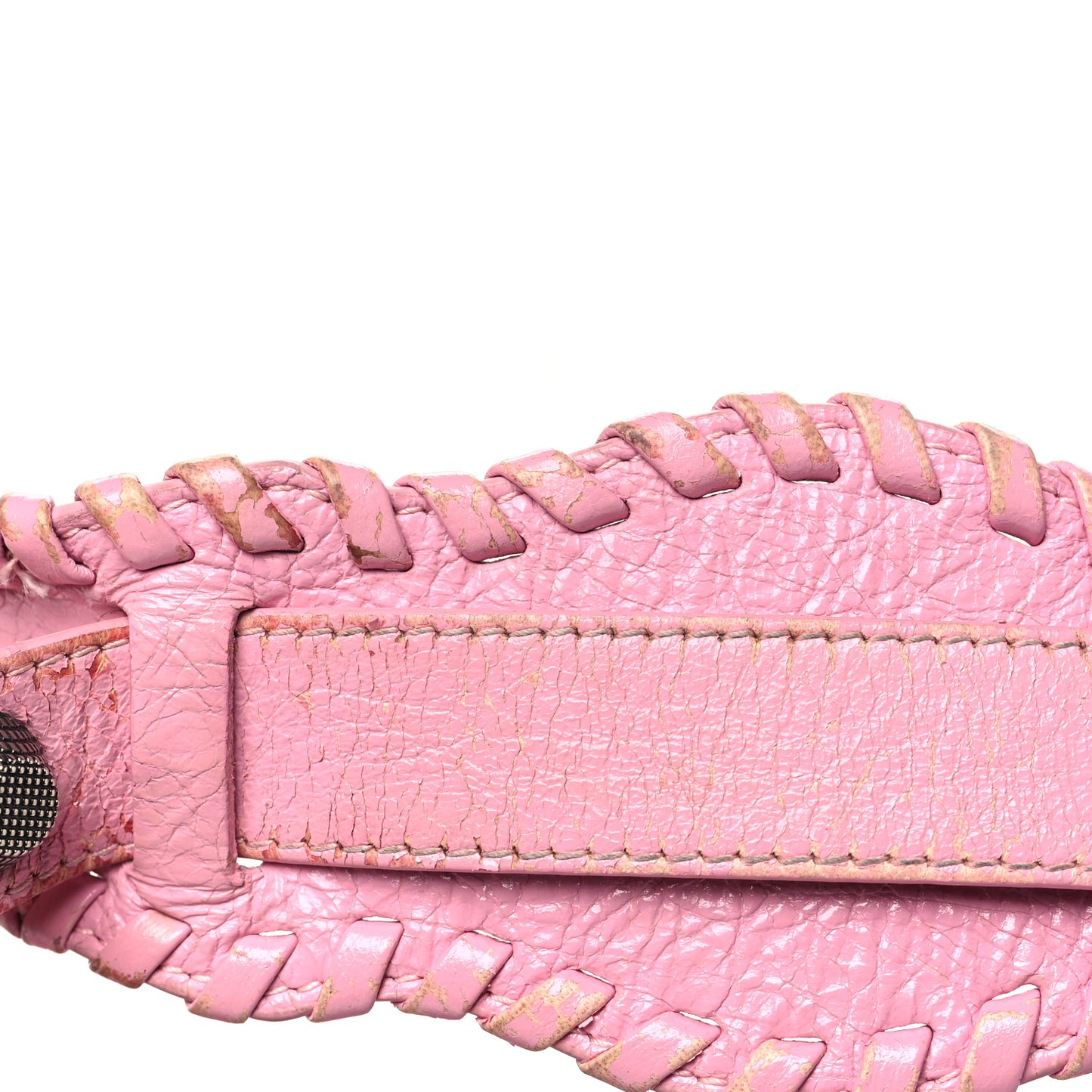 Agneau Arena Le Cagole Shoulder Bag XS Candy Pink