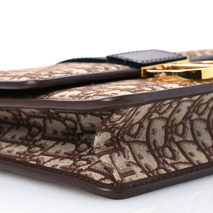 Christian Dior Oblique 30 Montaigne Flap Bag Brown 9 of 11