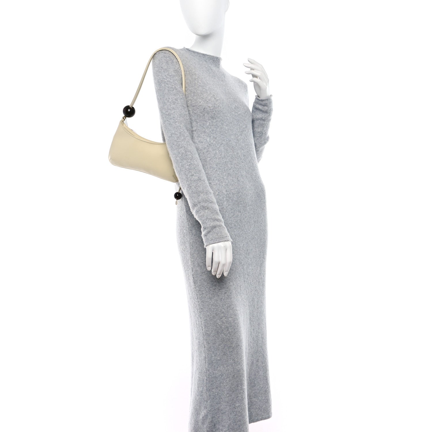 Jacquemus Smooth Calfskin Le Bisou Ivory 2 of 9