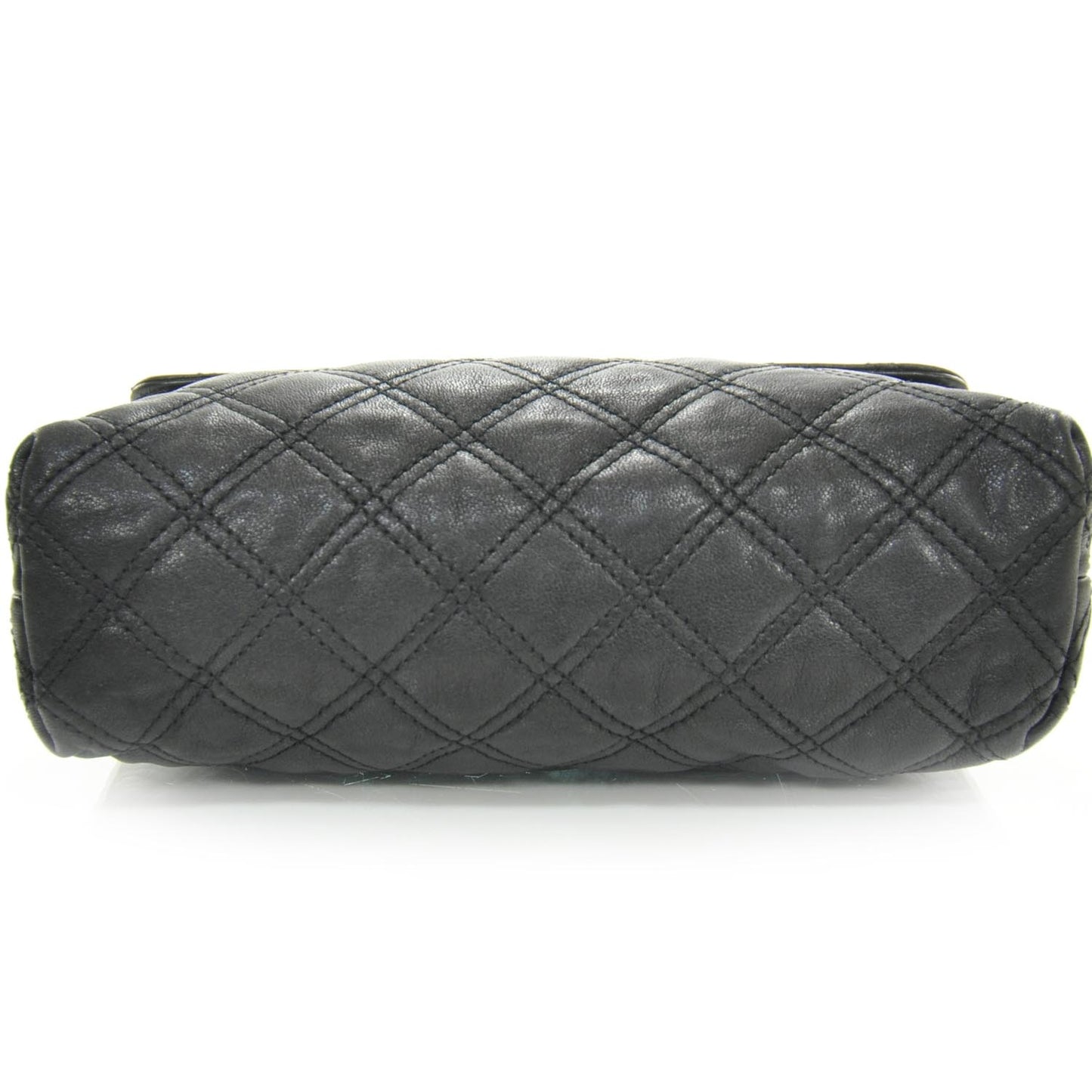 Leather Quilted The Large Single Black