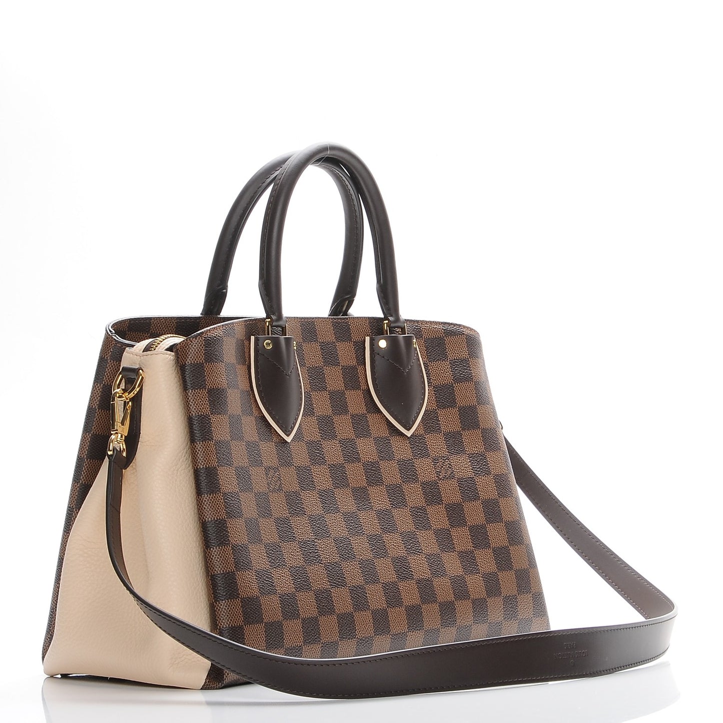 Cuir Taurillon Damier Ebene Normandy Ebene