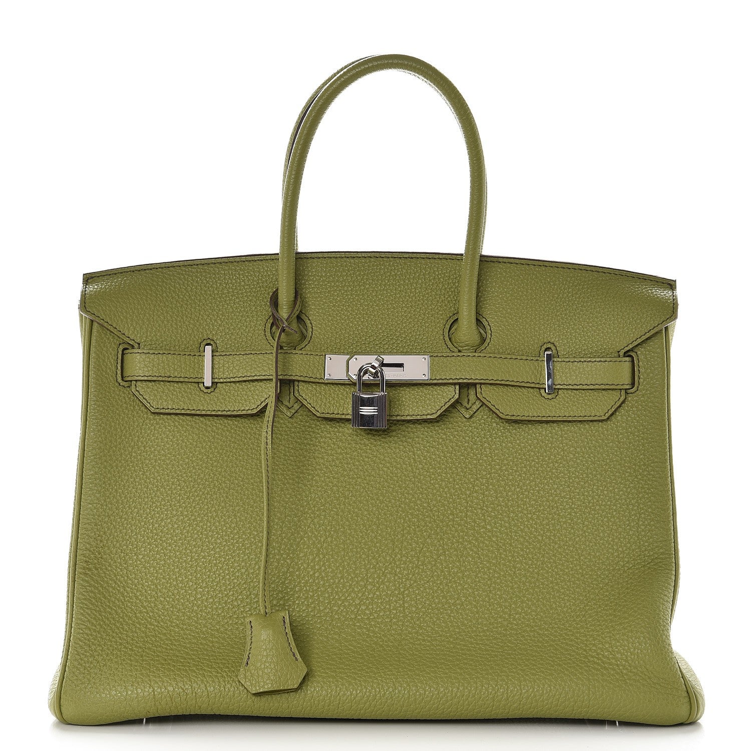 Hermes Togo Birkin 35 Vert Anis 1 of 31