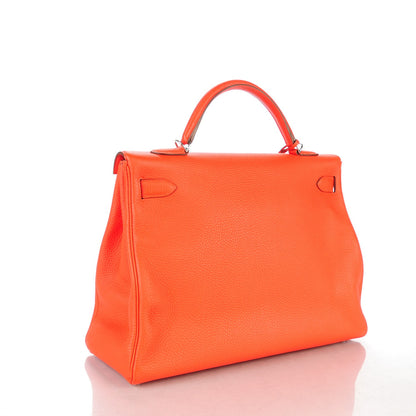 Hermes Togo Kelly Retourne 40 Capucine 3 of 24